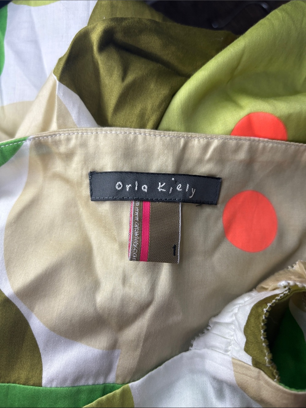 Orla Kiely Retro Flower Power Midi Dress - Picture 5 of 5